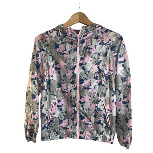 Toread Tops - Toread Ultra Lightweight Hiking Running Jacket Camo Floral Women Sz. S